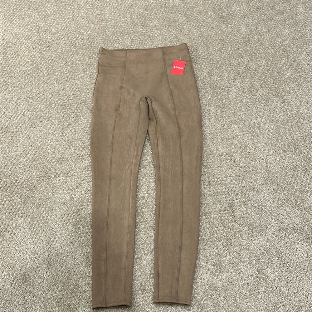 Spanx faux suede leggings